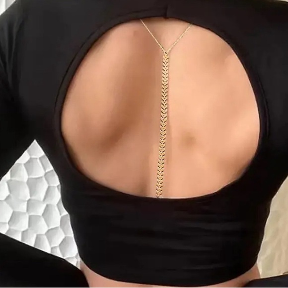 🔥1PC WOMENS BODY CHAIN CAN WEAR IN FRONT OR BACK BRAND NEW🔥 - Picture 6 of 7